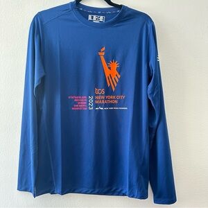NWOT New Balance 2023 New York City Marathon Long Sleeve Mens Shirt Sz S